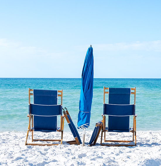 Beach Chairs Included callout